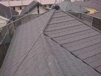 所沢市屋根カバーセネター 施工後