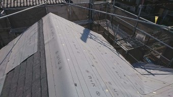 入間市東藤沢 屋根カバー工事 防水ルーフィングシート施工