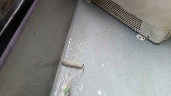 狭山市広瀬台 ベランダ ウレタン防水工事 (2)