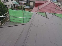 所沢市若狭 屋根カバー・葺き替え工事 施工後