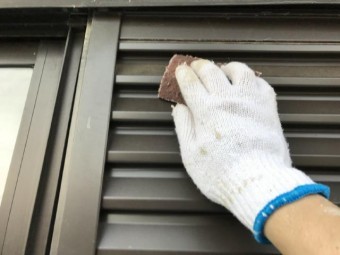 雨樋ケレン作業