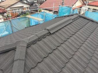 屋根カバーセネター棟換気