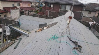 変換 ~ 入間市 屋根カバー 外壁塗装工事 屋根カバー防水紙、オークリッジ施工 (4)