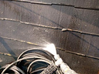 変換 ~ 飯能市 屋根カバー工事 外壁塗装工事 洗浄作業 (2)