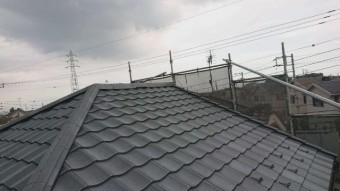 所沢市西狭山ケ丘 屋根葺き替え工事 ルーガ(ROOGA) (13)