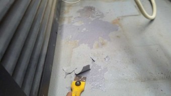 狭山市広瀬台 ベランダ ウレタン防水工事 (3)