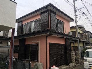 狭山市笹井 屋根カバー、葺き替え工事 外壁塗装 施工後