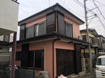 狭山市笹井 屋根カバー、葺き替え工事 外壁塗装 施工後