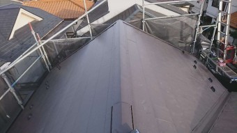 入間市東藤沢 屋根カバー工事 スーパーガルベスト 施工③