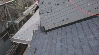 所沢市北野南 屋根カバー、外壁塗装工事 アスファルトシングル オークリッジスーパー