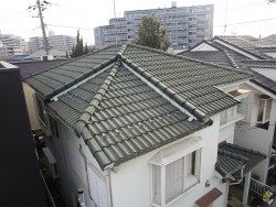 所沢市北所沢 屋根葺き替え、外壁塗装、ベランダ防水工事 現地調査 施工前