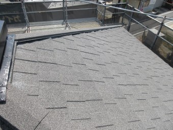 狭山市広瀬 屋根カバー工事 屋根材セネター 施工後