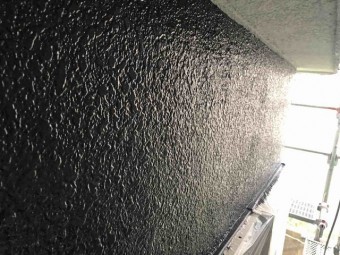 所沢市北所沢 屋根葺き替え、外壁塗装、ベランダ防水工事 外壁塗装上塗り2