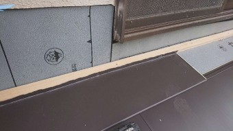 所沢市若狭 屋根葺き替え・カバー工事 下屋根 スーパーガルベスト施工2
