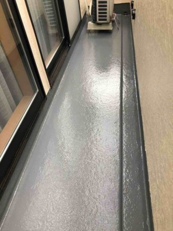所沢市 東所沢 バルコニー 防水工事 (1)