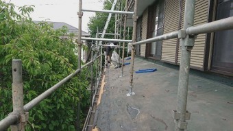 所沢市若狭 屋根葺き替え・カバー工事 下屋根 葺き替え 剥がし作業