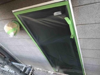 変換 ~ 入間市 屋根カバー 外壁塗装 養生作業 (1)
