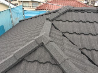 屋根カバー工法 セネター 施工後