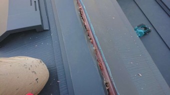 所沢けやき台 屋根葺き替え 棟換気