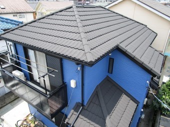 屋根カバーセネター施工後