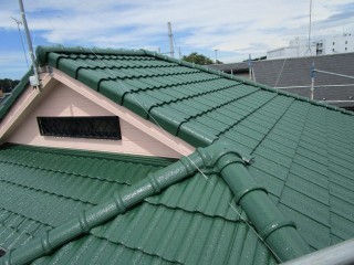 狭山市水野 屋根塗装 外壁塗装 ベランダ防水工事 施工後