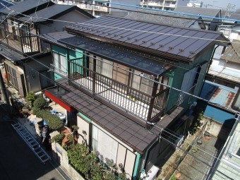 所沢市 松郷 屋根葺き替え 外壁塗装 他 施工後