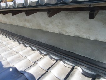 入間市宮寺 和型の瓦屋根 新東「極」瓦葺き替え工事 モルタル