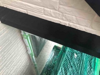 入間市 付帯部塗装 破風 (3)