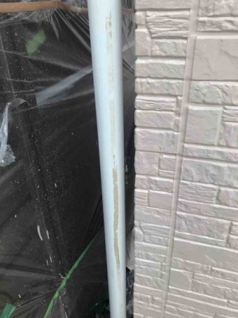 入間市 付帯部 雨樋塗装作業 (8)