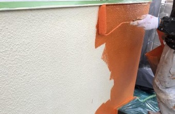 外壁中塗り