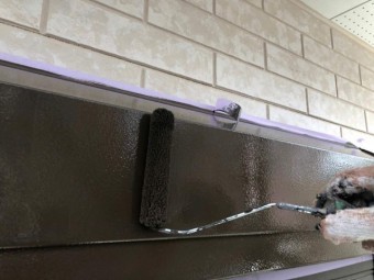 狭山市広瀬 屋根・外壁塗装 付帯部塗装 シャッターボックス塗装