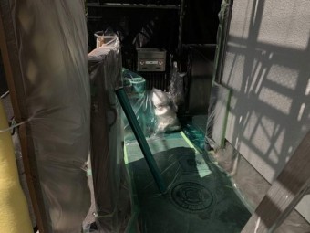 所沢市西狭山ケ丘 外壁塗装 養生作業 (3)