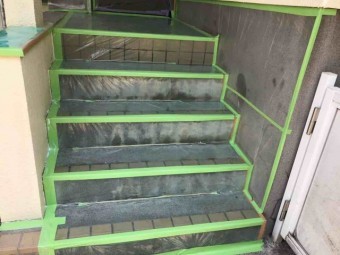 所沢市 小手指元町 屋根カバー 外壁塗装 下塗り 、養生作業 (4)