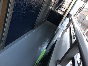 狭山市広瀬 屋根・外壁塗装 ベランダ防水工事1