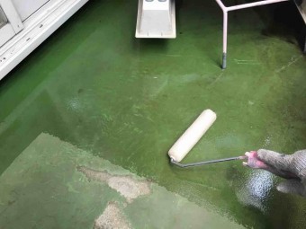 所沢市 北所沢 ベランダ防水工事2
