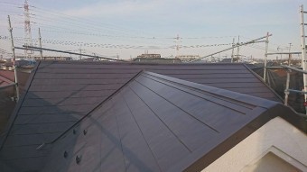 入間市東藤沢 屋根カバー工事 スーパーガルベスト 施工④