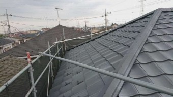 所沢市西狭山ケ丘 屋根葺き替え工事 ルーガ(ROOGA) (14)