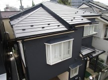 所沢市北所沢 屋根葺き替え、外壁塗装、ベランダ防水工事 現地調査 施工後