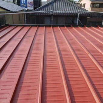 所沢市東所沢 屋根塗装作業 (10)