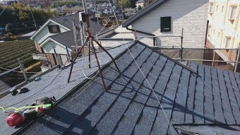所沢市北野南 屋根カバー、外壁塗装工事 アスファルトシングル オークリッジスーパー3