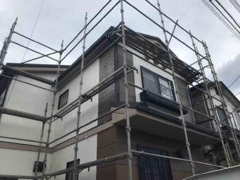 変換 ~ 飯能市 屋根カバー 外壁塗装 足場