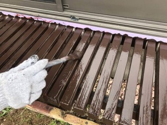 狭山市広瀬 屋根・外壁塗装 付帯部塗装 濡れ縁塗装2