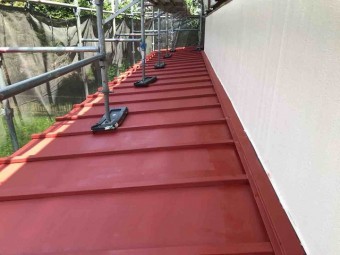 所沢市北中 下屋根塗装3