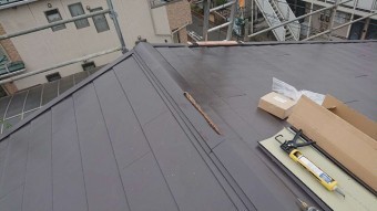所沢市若狭 屋根葺き替え・カバー工事 スーパーガルベスト施工4