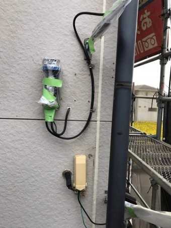 照明や電気機器などの養生