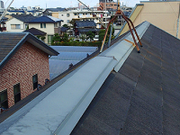 棟板金交換施工前