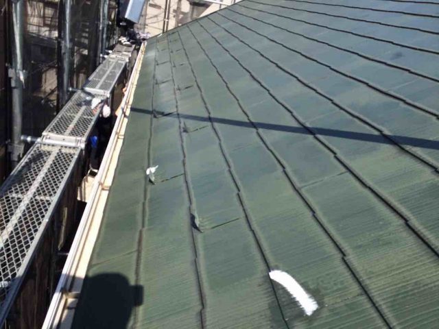 入間市　屋根　メンテナンス　気温や湿度に強く劣化しにくいシリコン塗料による屋根塗装