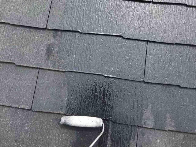 シーラー、フッ素樹脂塗料での屋根塗装リフォーム　狭山市南入曽