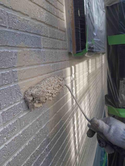 変換 ～ 入間市　屋根カバー　外壁塗装工事　ガイソーウォールタフネスシリコンⅡ施工 (7)