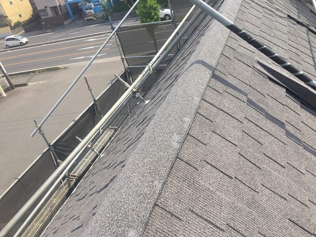 所沢市和ケ原　屋根カバー、天窓撤去、外壁塗装工事　セネター施工後
